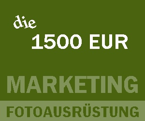 1500 EUR, Marketing, Fotoausrüstung