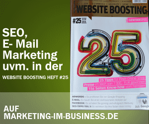 Website Boosting Heft 25